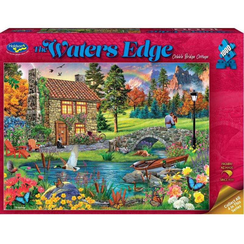Holdson Puzzle - The Waters Edge, 1000pc (Cobble Bridge Cottage)