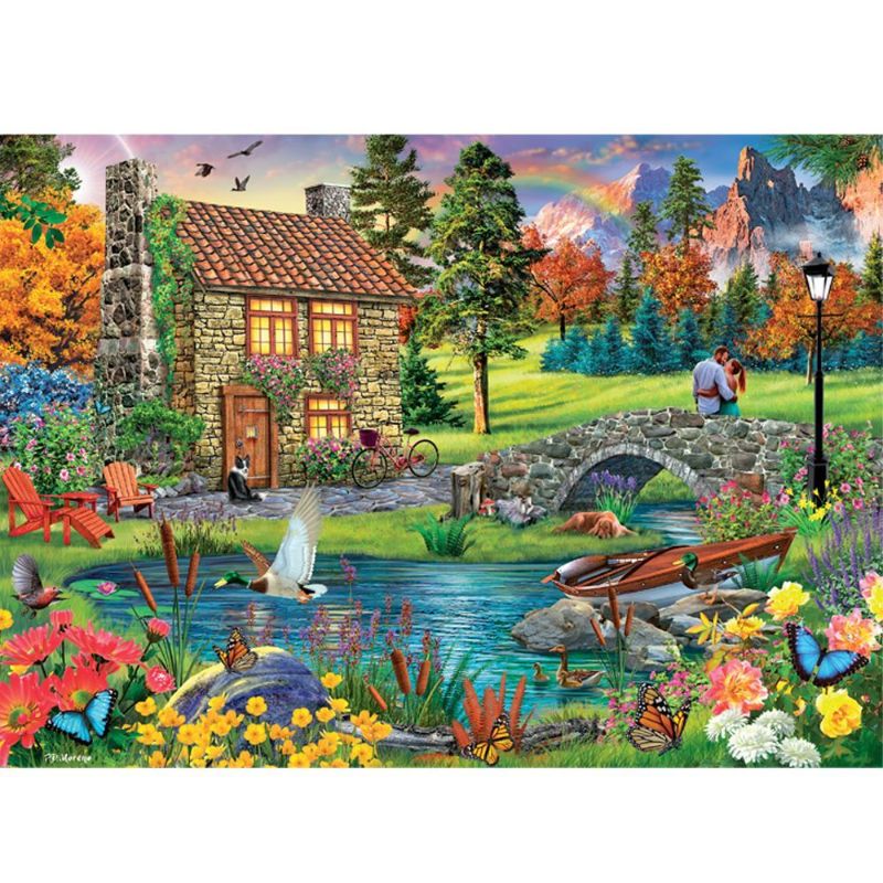 Holdson Puzzle - The Waters Edge, 1000pc (Cobble Bridge Cottage)