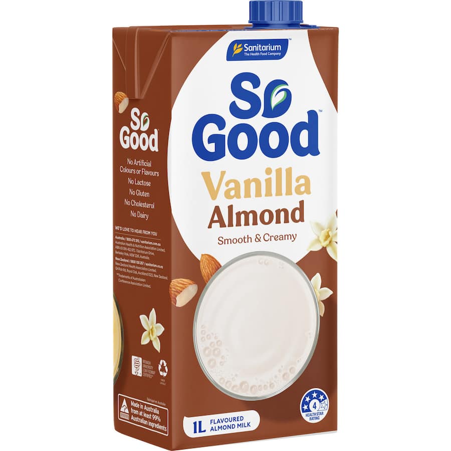 Sanitarium So Good Almond Milk Vanilla Carton 1L