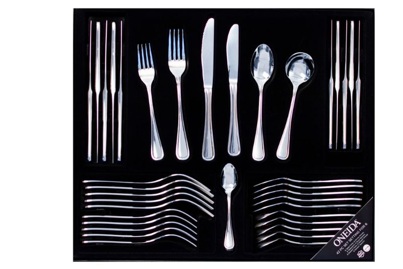 Cutlery-Set-Oneida-New-Rim-42pc