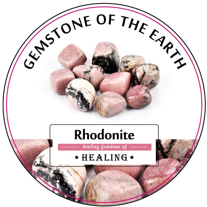 Tumbled stone - Rhodonite (0.5Kg Box)