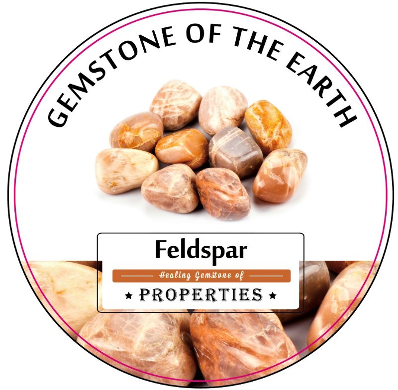 Tumbled stone - Feldspar/Moon Stone (0.5Kg Box)