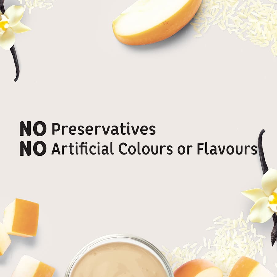 Wattie's Organic Baby Food 6+ Months Vanilla Apple Rice Pudding 120g