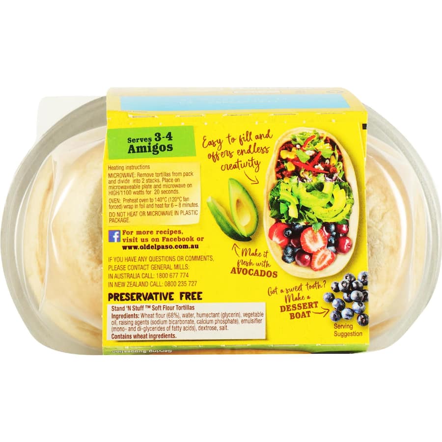 Old El Paso Tortilla Boats 8pack