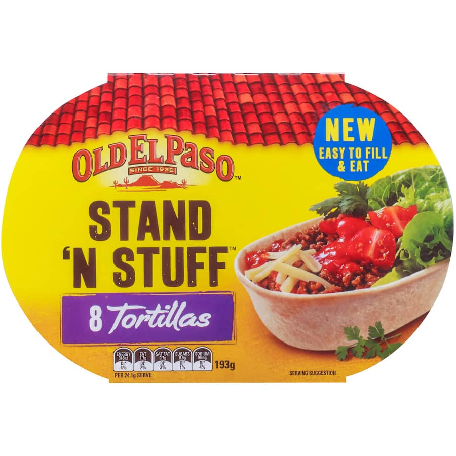 Old El Paso Tortilla Boats 8pack