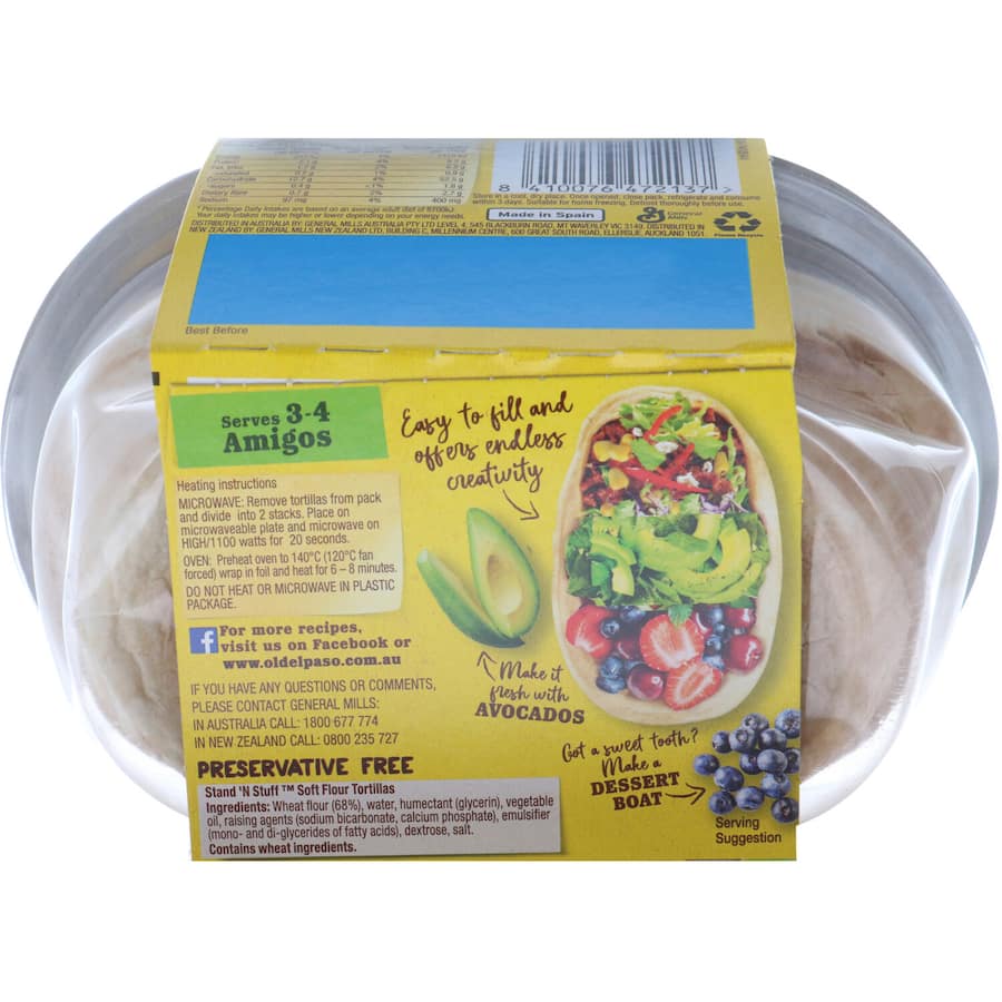 Old El Paso Tortilla Boats 8pack