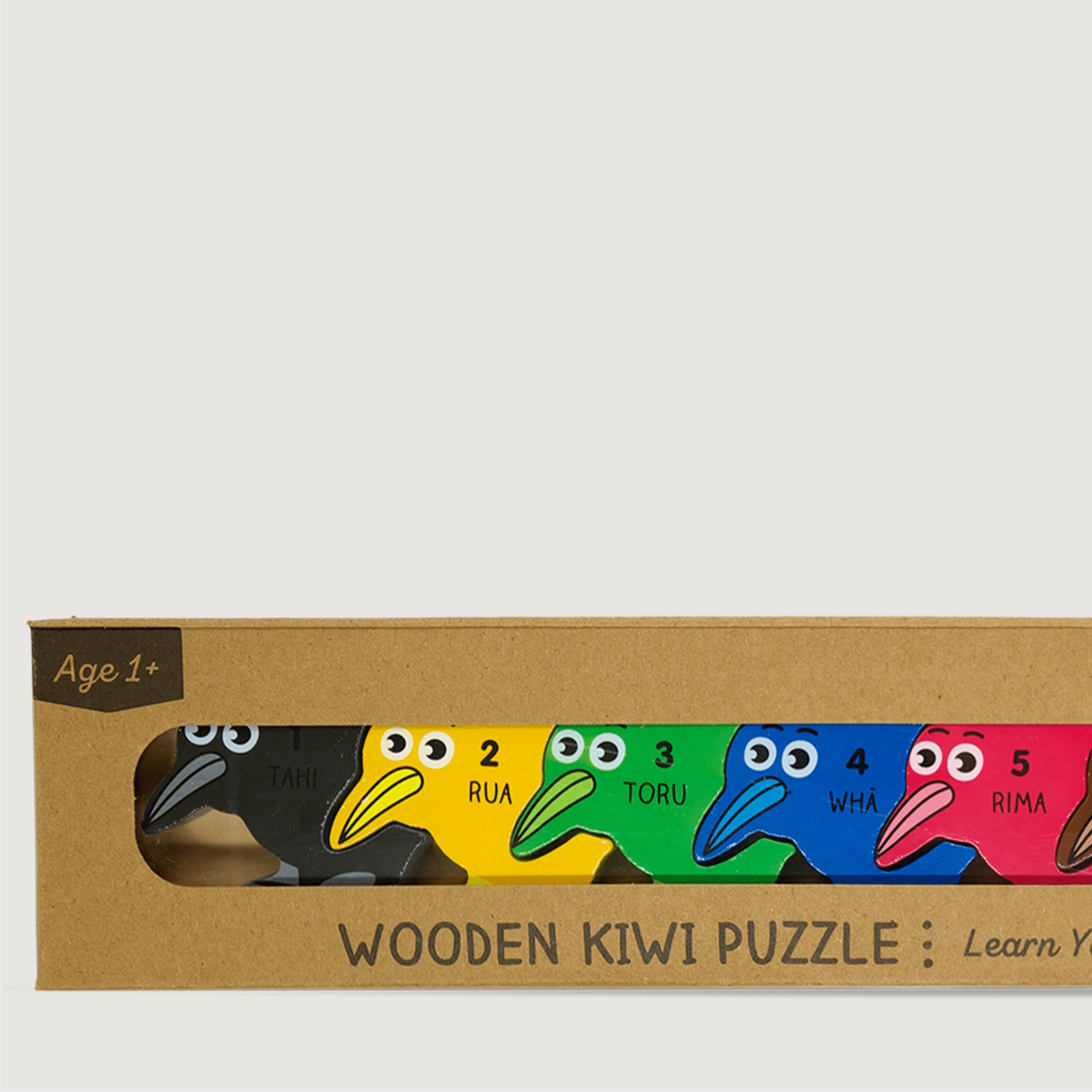 Moana Road - Wooden Te Reo Kiwi Puzzle - Kiwi - 2 units