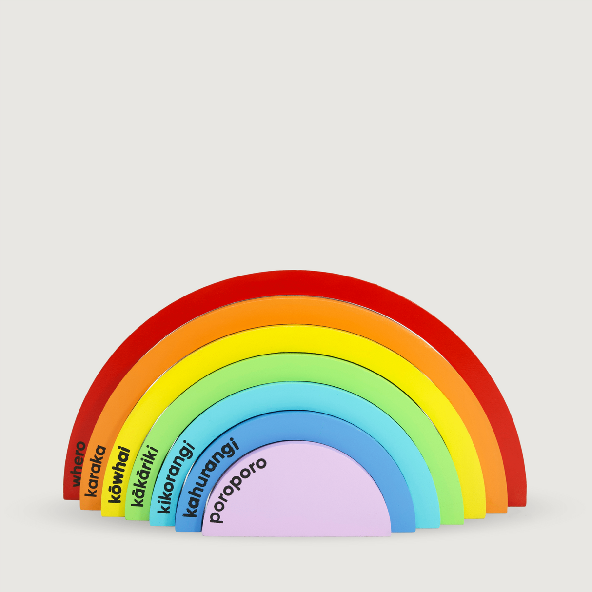 Moana Road - Te Reo Rainbow Blocks - Te Reo Maori & English - 2 units