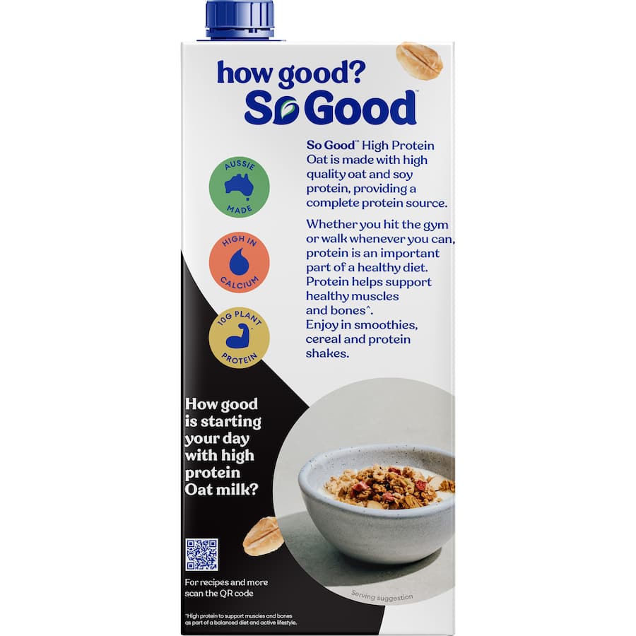 Sanitarium So Good Oat Milk High Protein Carton 1L