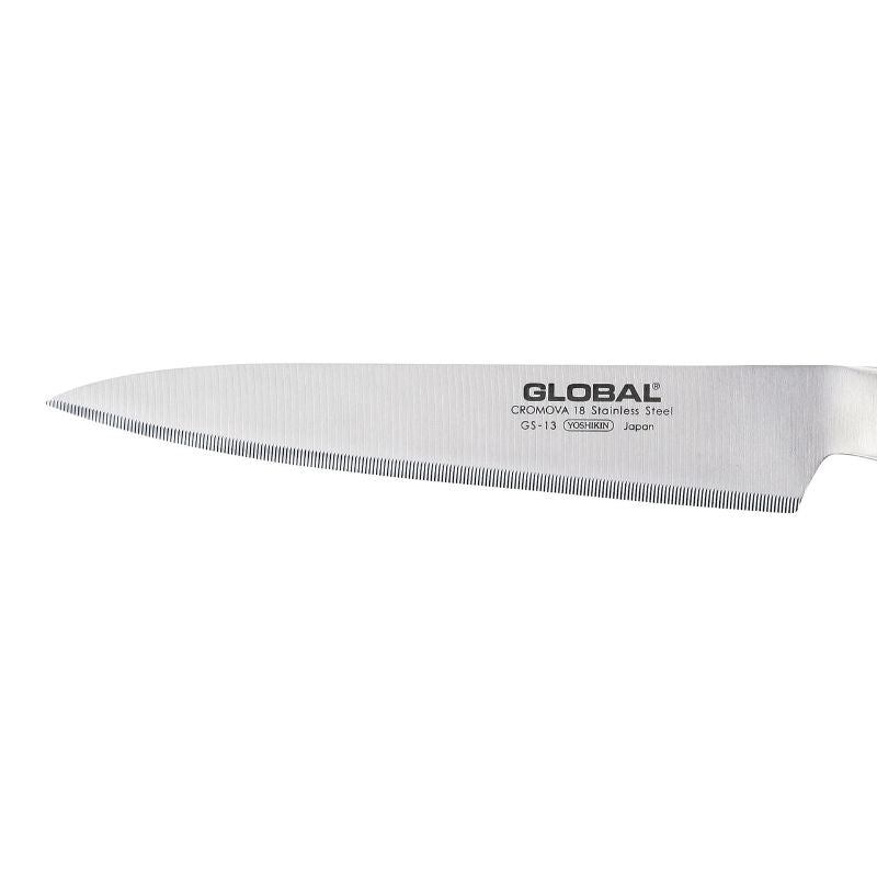 Utility Knife - Global Classic Fine Serrated (15cm)