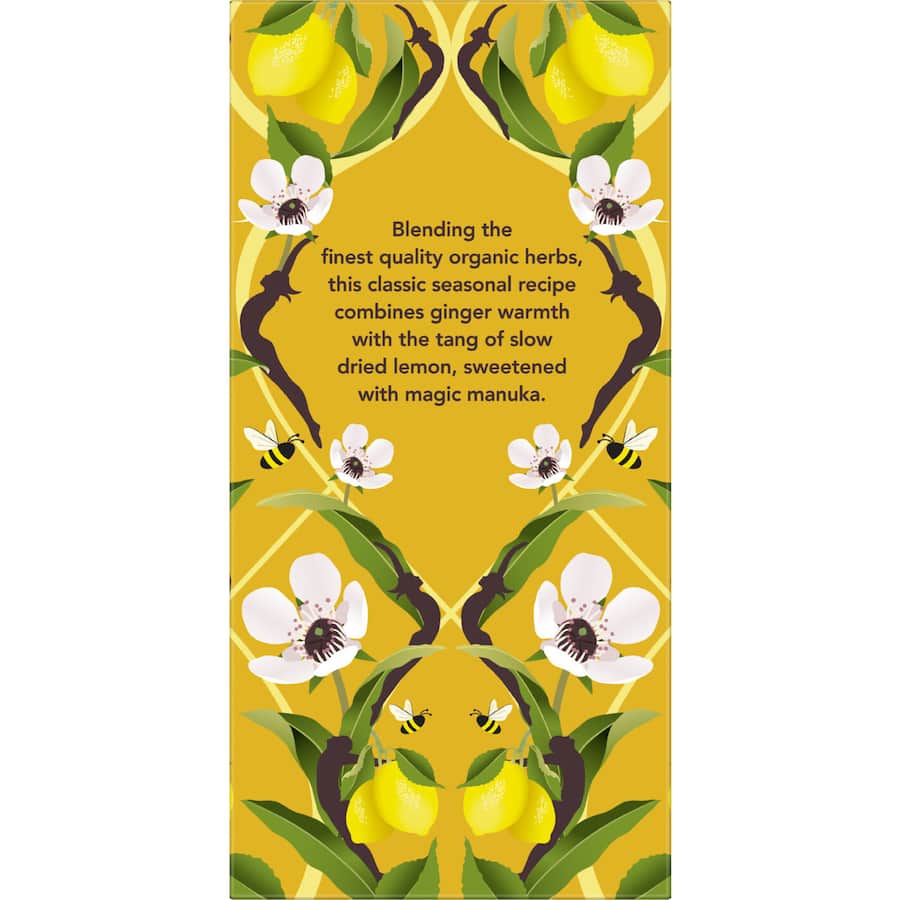 Pukka Herbal Tea Lemon, Ginger & Manuka Honey 20pack