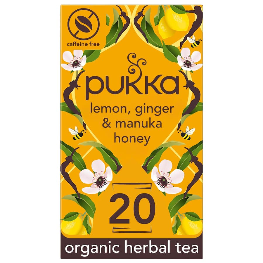 Pukka Herbal Tea Lemon, Ginger & Manuka Honey 20pack