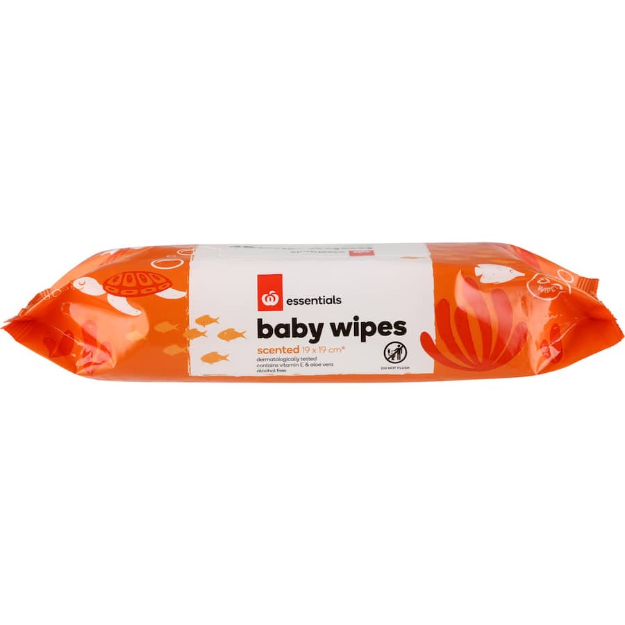 Essentials Baby Wipes Scented 80pack