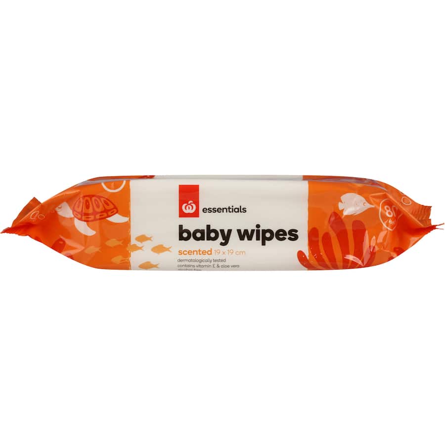 Essentials Baby Wipes Scented 80pack