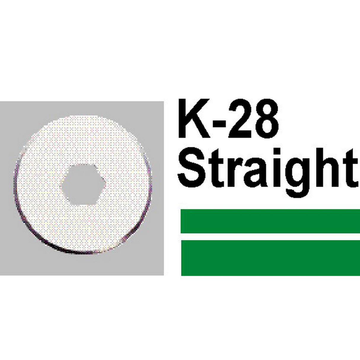 Replacement K28 Straight Blade for Carl Trimmers DC-210N, 230N, 250, ensuring precision cutting and durability.