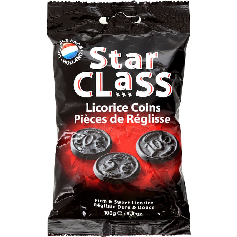 Starclass Liquorice Coins 100g