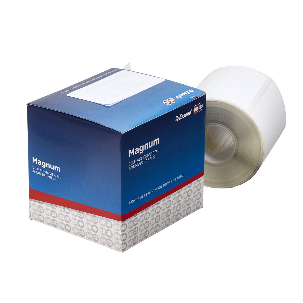 Quikstik Label Dispenser Magnum Roll 63x36mm Wht 500 Labels