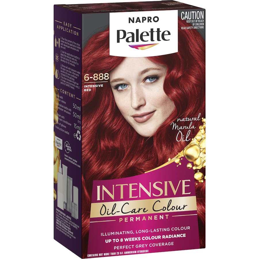 Napro Palette Hair Colour Intensice Red 6/888 1pack