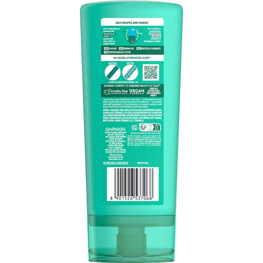 Garnier Fructis Conditioner Coconut Water 315mL