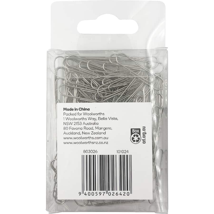 Paper Click Paper Clips Silver 33mm 100pack
