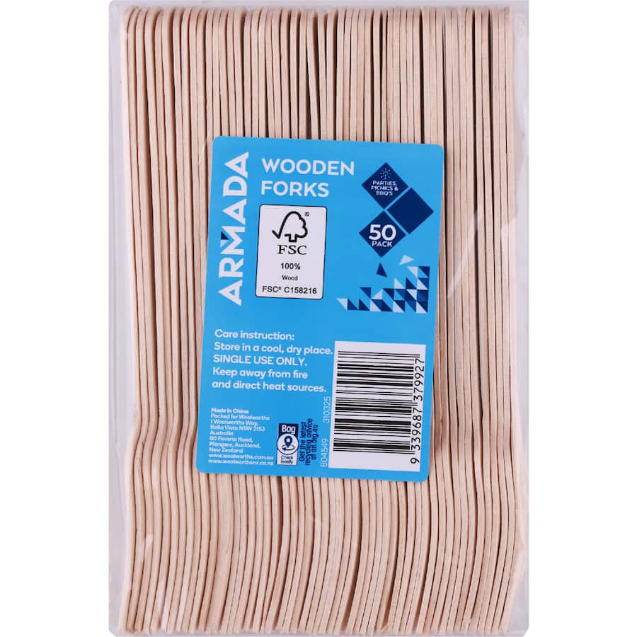 Armada Wooden Forks - 50pack