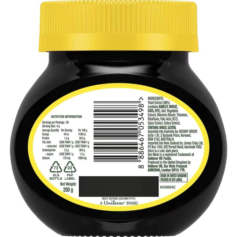 Our Mate Yeast Extract Jar 200g