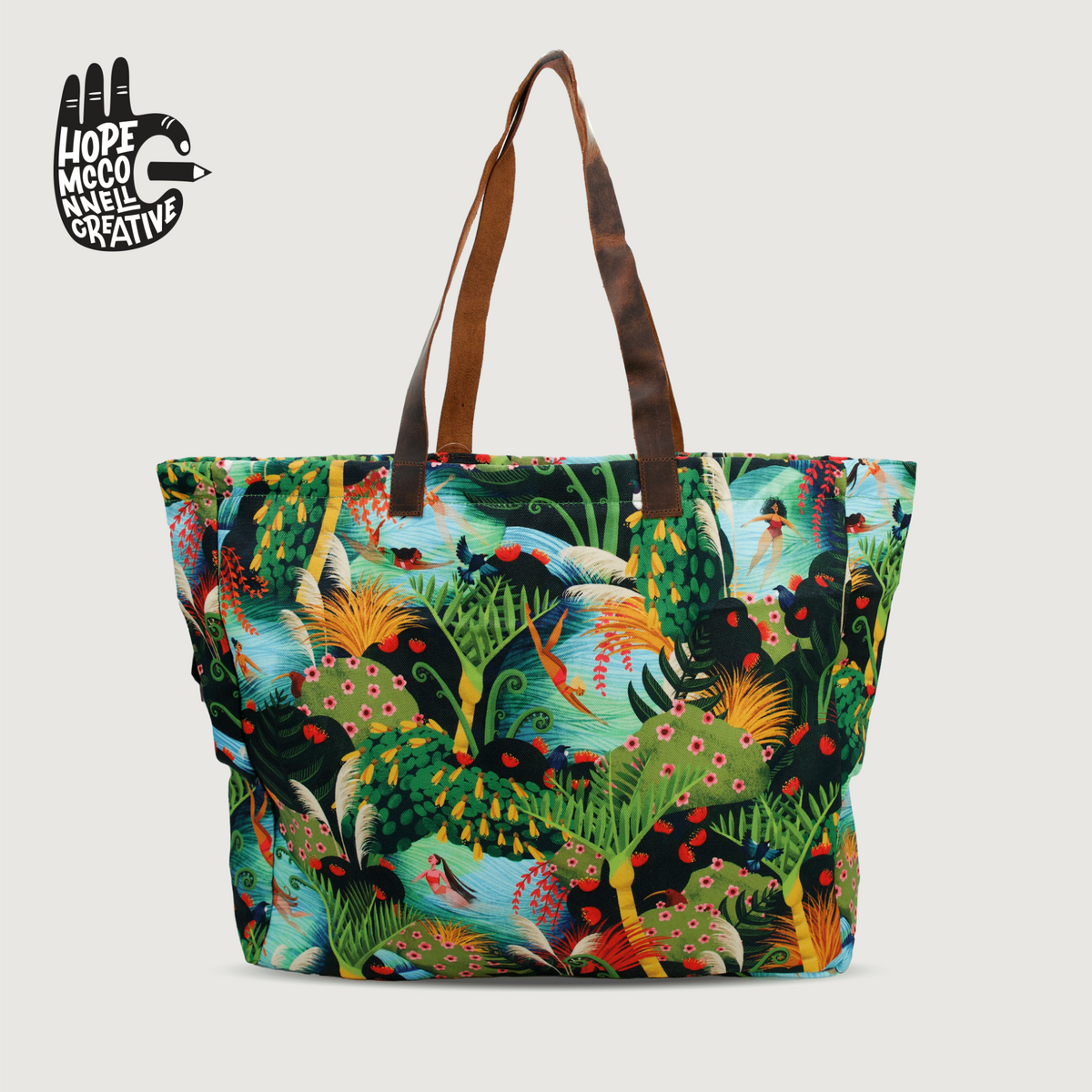 Moana Road - Wahine in Water - Ohope Tote - Wahine in Water
