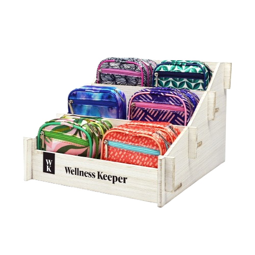 Wellness Keeper Women's Pill & Vitamin Clutch Disp - 24pcs