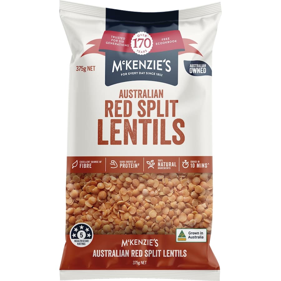 Mckenzie's Lentils Red Split 375g