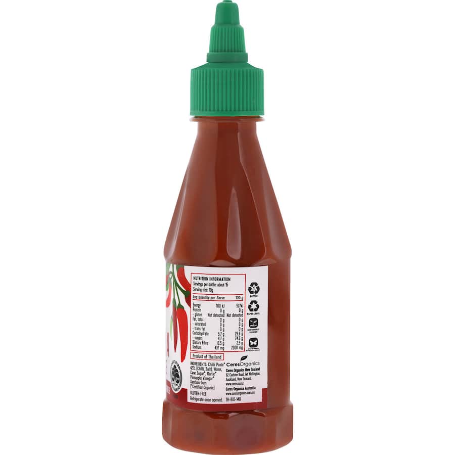 Ceres Organics Sauce Chilli Sriracha 250mL