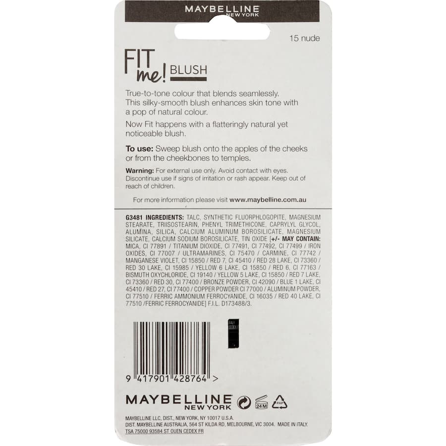 Maybelline Fit Me Blusher Nude 4.5g