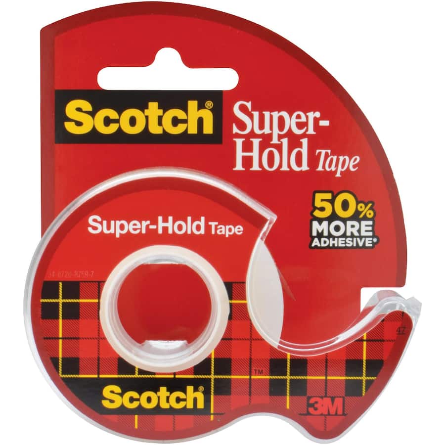 Scotch Tape Dispenser Superhold 19mm x 16.5m