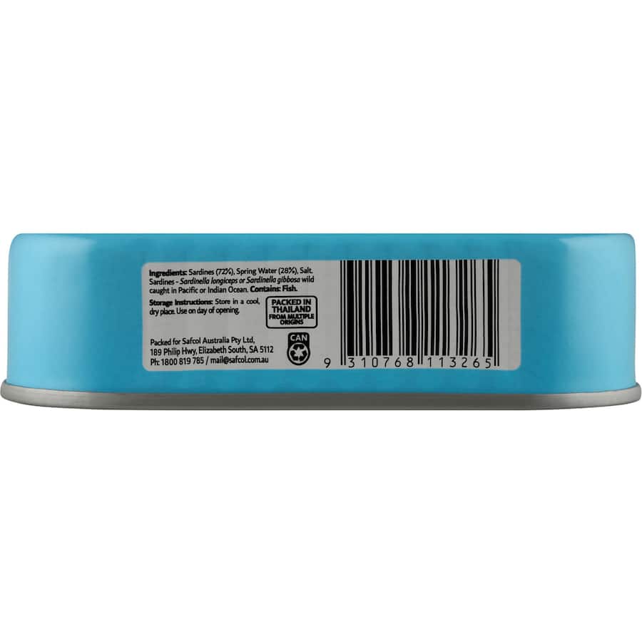 Deep Cove Sardines In Spring Water Tear tab can 125g