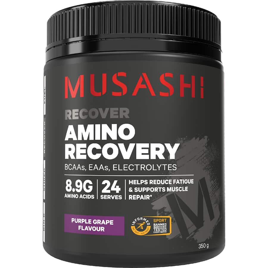 Musashi Amino Recovery Powder Purple Grape 350g