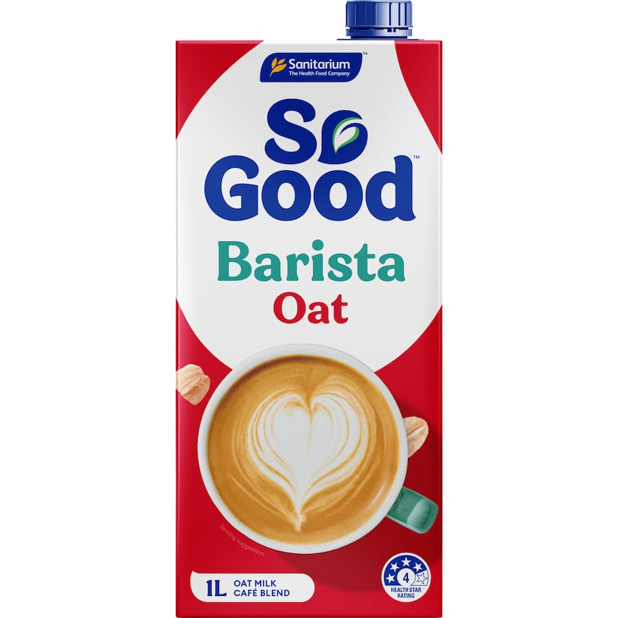 So Good Oat Milk Barista Edition Uht Carton 1L