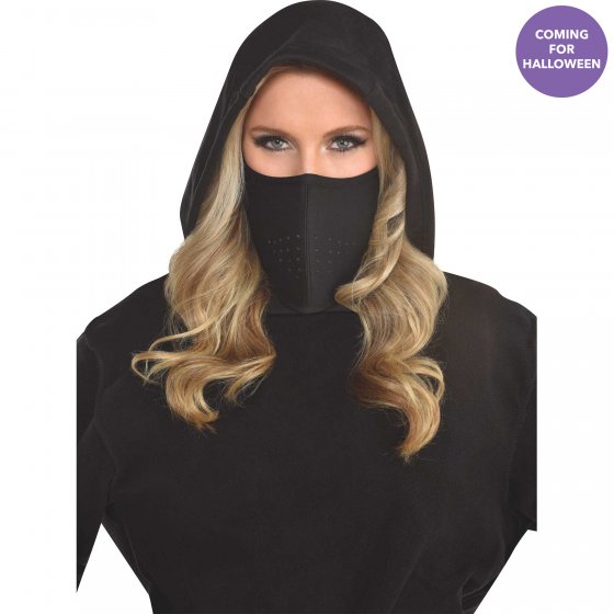 Stylish Ninja Face Mask for adults, made of durable foam, ideal for sports, cosplay, and casual wear.