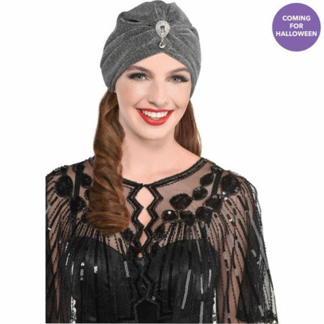 Chic 20's Fancy Turban with vibrant colors and unique patterns, perfect for vintage-inspired and modern outfits.