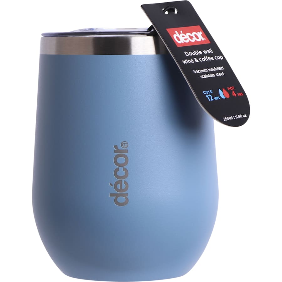Decor Coffee Cup Double Wall Stainless Steel 350mL