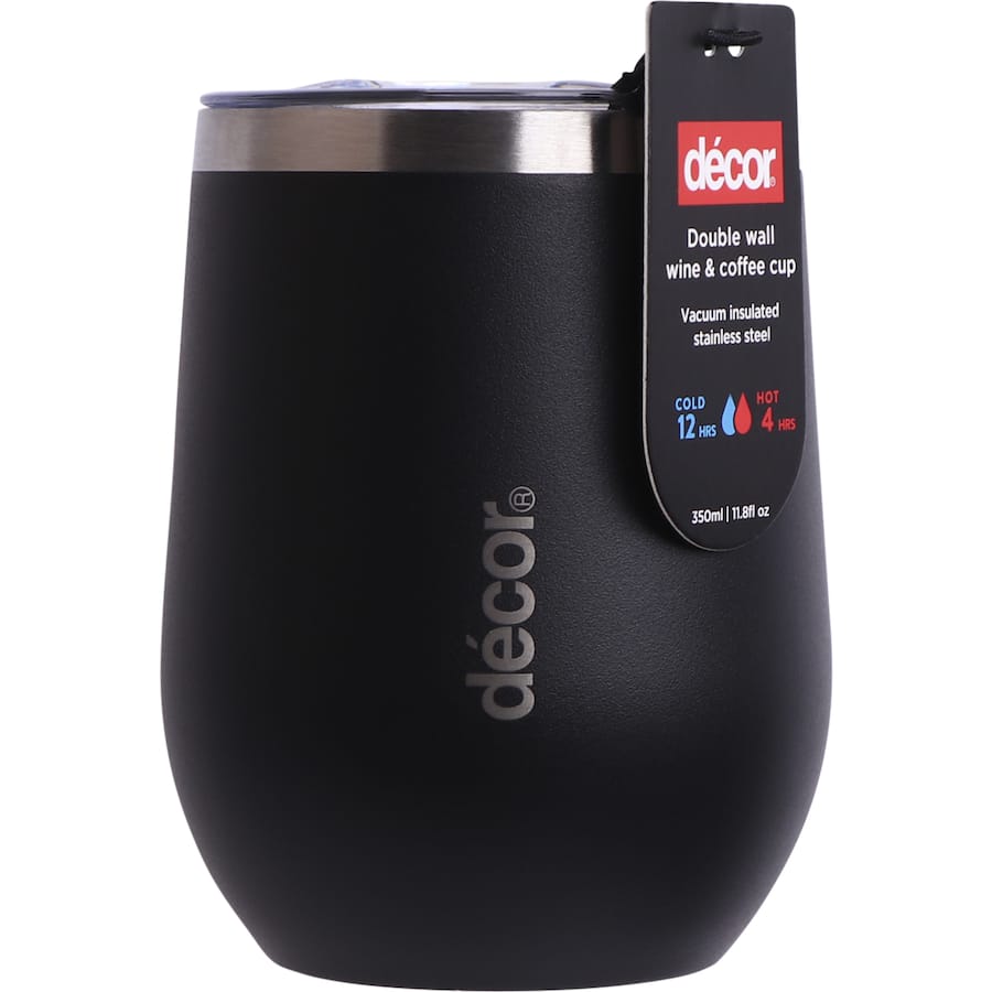 Decor Coffee Cup Double Wall Stainless Steel 350mL