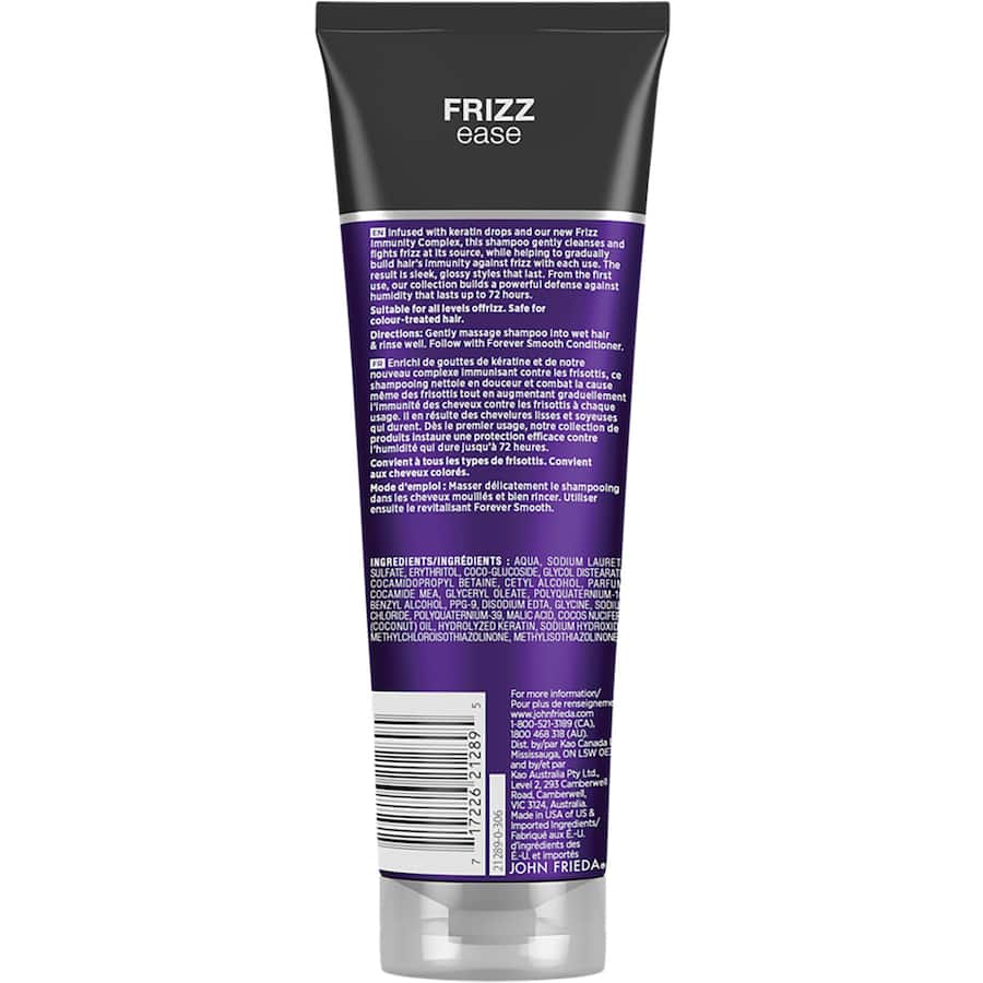 John Frieda Frizz Ease Shampoo Forever Smooth 250mL