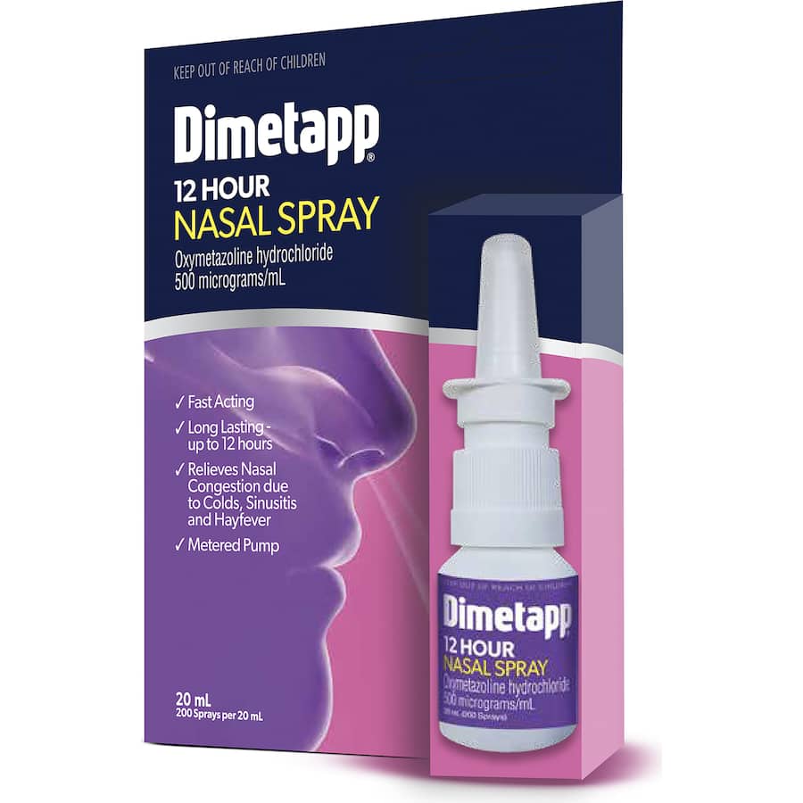 Dimetapp Nasal Spray 12 Hour 20mL