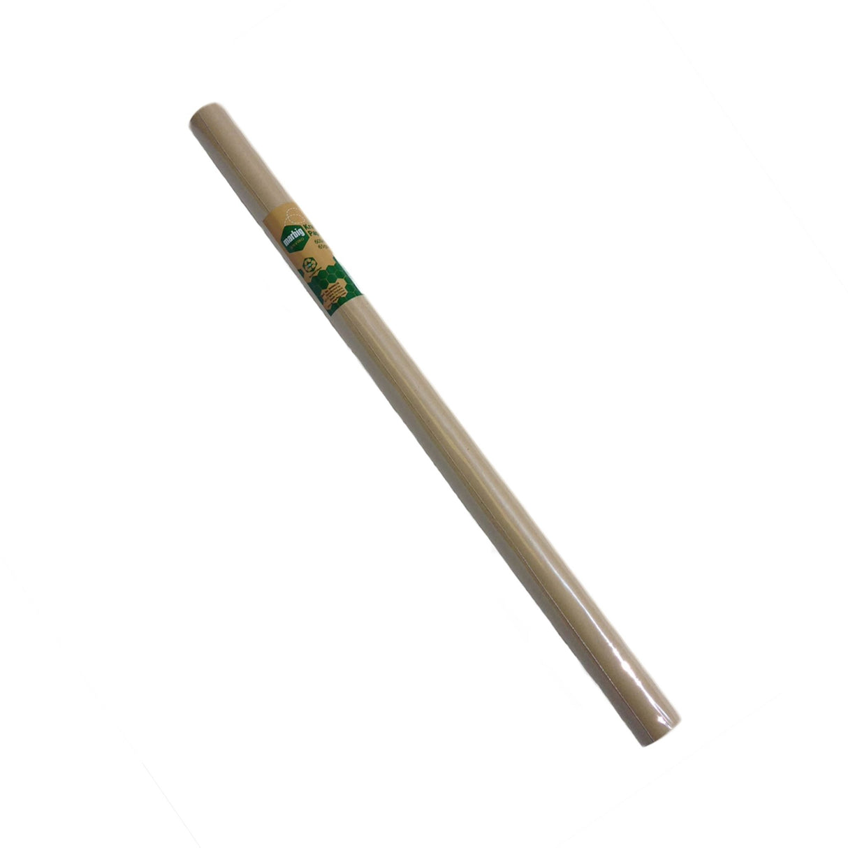 Marbig Kraft Roll 600x5m, eco-friendly kraft paper for wrapping and packaging, 70% recycled, 100% recyclable, easy to dispense.