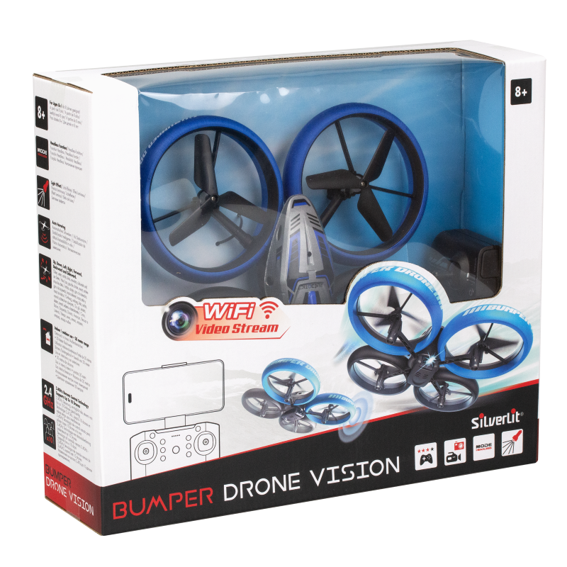 Drone - SILVERLIT FLYBOTIC  BUMPER DRONE VISION W/CAMERA
