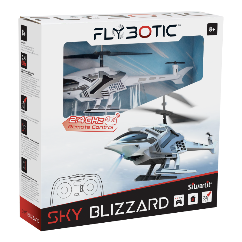 Remote Control Helicopter - SILVERLIT FLYBOTIC SKY BLIZZARD
