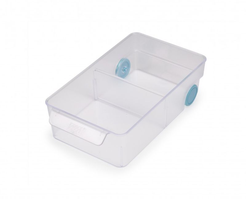 Joseph Joseph FridgeStore Large Storage drawer, ideal for organizing fridge items with easy-pull handle and removable divider.