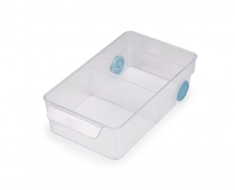 Joseph Joseph FridgeStore Large Storage drawer, ideal for organizing fridge items with easy-pull handle and removable divider.