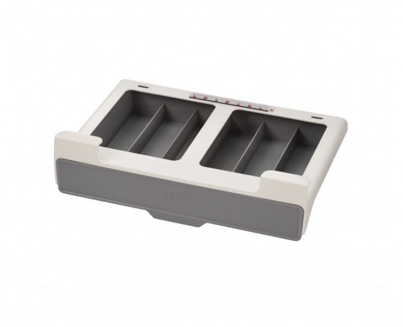 Joseph Joseph CupboardStore Coffee Pod Drawer for organizing up to 30 Nespresso capsules, fits under shelves for space-saving.