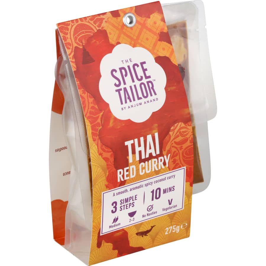 The Spice Tailor Sauce Kit Thai Red Curry Packet 275g