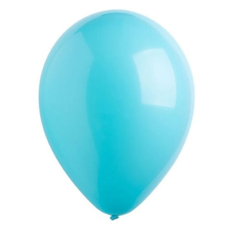 Bulk pack of 200 Caribbean Blue latex balloons, 30cm, perfect for vibrant party decorations and celebrations.