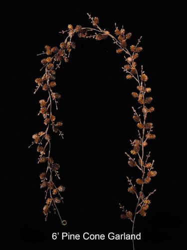 Pine Cone Garland (6')